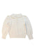 A Beige Buttoned Sweatshirts from Crewcuts in size 4T for girl. (Front View)