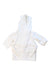 A White Bathrobes from The Little White Company in size 6-12M for neutral. (Front View)