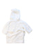 A White Bathrobes from The Little White Company in size 6-12M for neutral. (Back View)