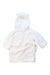 A White Bathrobes from The Little White Company in size 6-12M for neutral. (Back View)