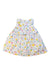 A Multicolour Sleeveless Dresses from Petit Bateau in size 6-12M for girl. (Front View)