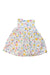 A Multicolour Sleeveless Dresses from Petit Bateau in size 6-12M for girl. (Back View)