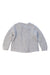 A Grey Cardigans from The Little White Company in size 3-6M for girl. (Back View)