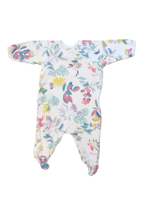 A Multicolour Onesies from Petit Bateau in size 3-6M for neutral. (Front View)