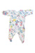 A Multicolour Onesies from Petit Bateau in size 3-6M for neutral. (Front View)