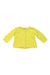 A Yellow Cardigans from Jacadi in size 3-6M for girl. (Front View)