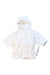 A White Bathrobes from The Little White Company in size 6-12M for neutral. (Front View)