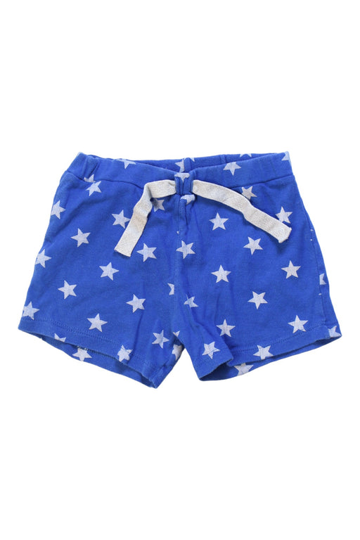 A Blue Shorts from Petit Bateau in size 12-18M for girl. (Front View)