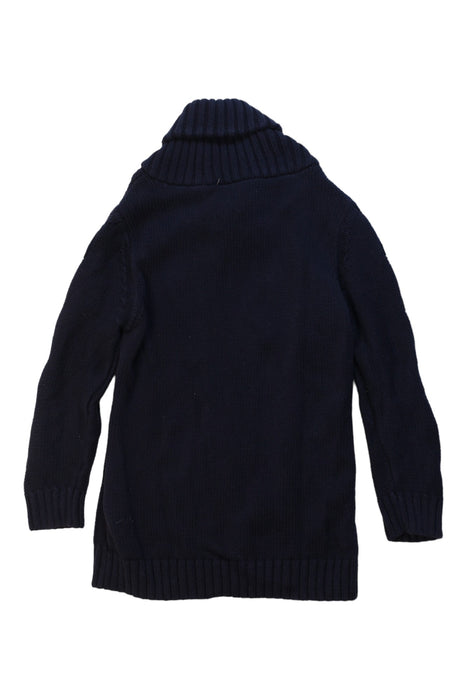 A Navy Knit Sweaters from Seed in size 4T for boy. (Back View)