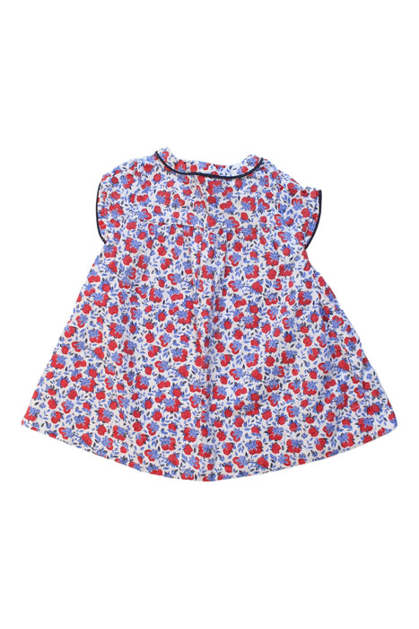 A Multicolour Short Sleeve Dresses from Petit Bateau in size 0-3M for girl. (Back View)