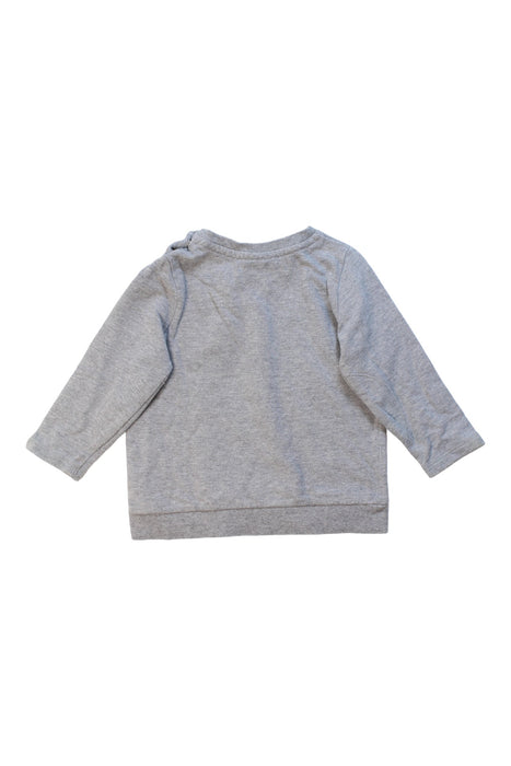 A Grey Crewneck Sweatshirts from Mori in size 18-24M for boy. (Back View)