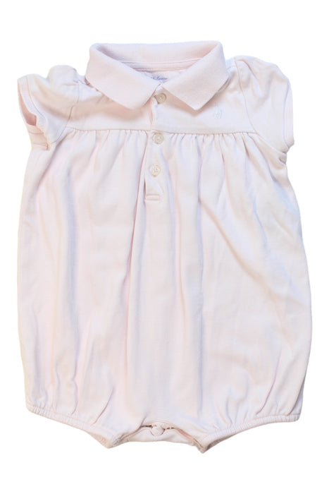 A Pink Short Sleeve Rompers from Ralph Lauren in size 6-12M for girl. (Front View)