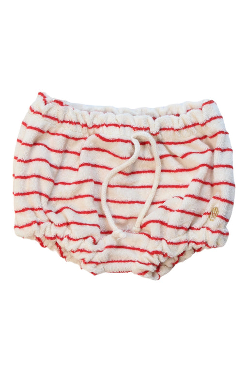 A Red Bloomers from Emile et Ida in size 3-6M for girl. (Front View)