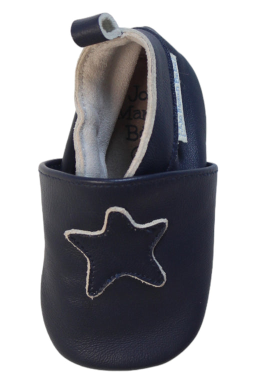 A Navy Boots & Booties from Jojo Maman Bébé in size 6-12M for girl. (Front View)