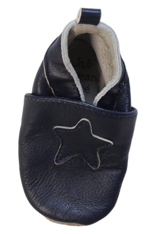 A Navy Boots & Booties from Jojo Maman Bébé in size 6-12M for girl. (Front View)