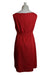 A Red Sleeveless Dresses from Mayarya in size L for maternity. (Back View)