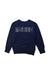 A Navy Crewneck Sweatshirts from Moschino in size 8Y for boy. (Front View)