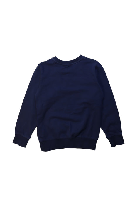 A Navy Crewneck Sweatshirts from Moschino in size 8Y for boy. (Back View)