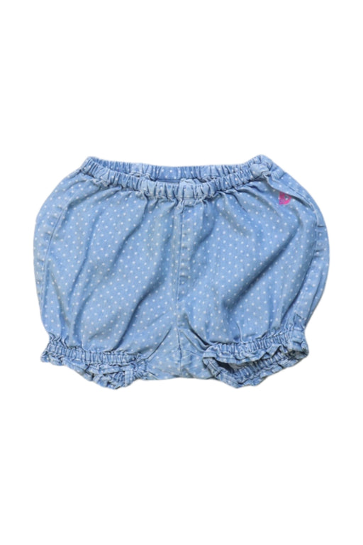 A Blue Bloomers from Petit Bateau in size 12-18M for girl. (Front View)