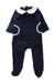 A Blue Onesies from Jacadi in size 3-6M for girl. (Front View)