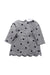 A Grey Long Sleeve Dresses from Jacadi in size 12-18M for girl. (Back View)