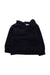 A Purple Buttoned Sweatshirts from Jacadi in size 4T for girl. (Front View)