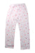 A Pink Sweatpants from Jacadi in size 8Y for girl. (Front View)