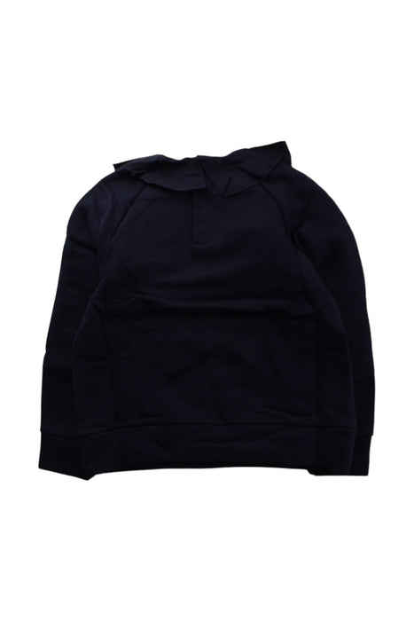 A Navy Buttoned Sweatshirts from Jacadi in size 8Y for girl. (Back View)