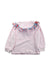 A Pink Crewneck Sweatshirts from Jacadi in size 6T for girl. (Back View)