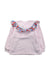 A Pink Crewneck Sweatshirts from Jacadi in size 6T for girl. (Back View)