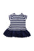 A Blue Short Sleeve Dresses from Ralph Lauren in size 0-3M for girl. (Back View)