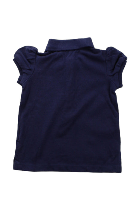 A Purple Short Sleeve Polos from Ralph Lauren in size 3-6M for girl. (Back View)