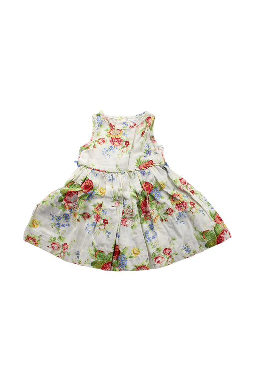 A White Sleeveless Dresses from Ralph Lauren in size 3-6M for girl. (Front View)