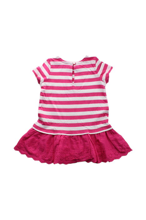 A Pink Short Sleeve Dresses from Ralph Lauren in size 3-6M for girl. (Back View)