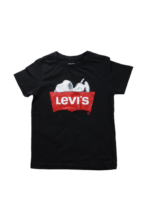 A Black Short Sleeve T Shirts from Levi's in size 4T for boy. (Front View)