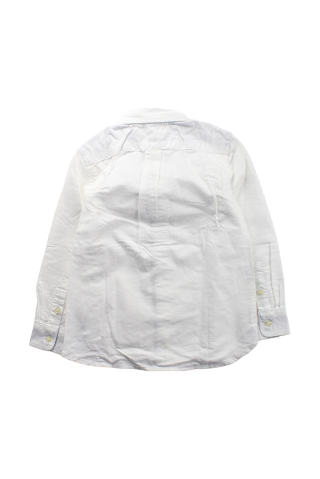 A White Long Sleeve Shirts from Polo Ralph Lauren in size 4T for boy. (Back View)