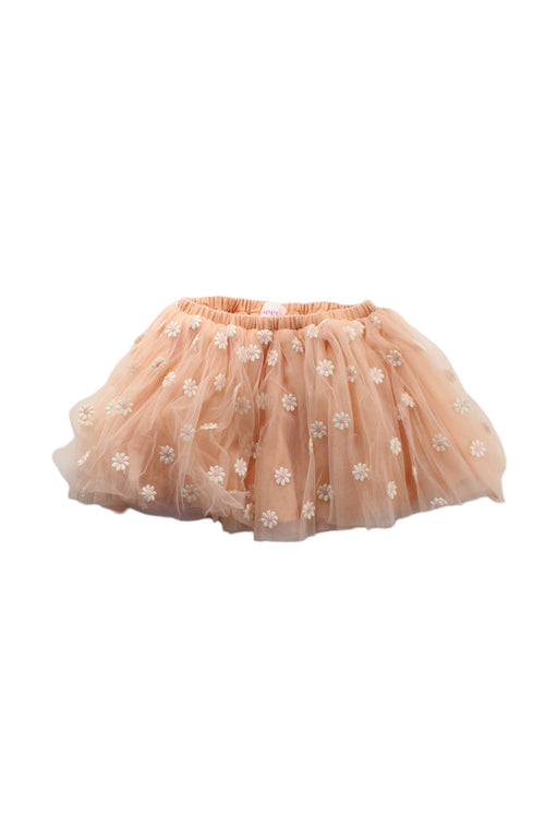 A Orange Tulle Skirts from Seed in size 2T for girl. (Front View)