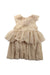 A Beige Sleeveless Dresses from Konges Sløjd in size 2T for girl. (Back View)