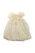 A White Short Sleeve Dresses from Dior in size 12-18M for girl. (Front View)