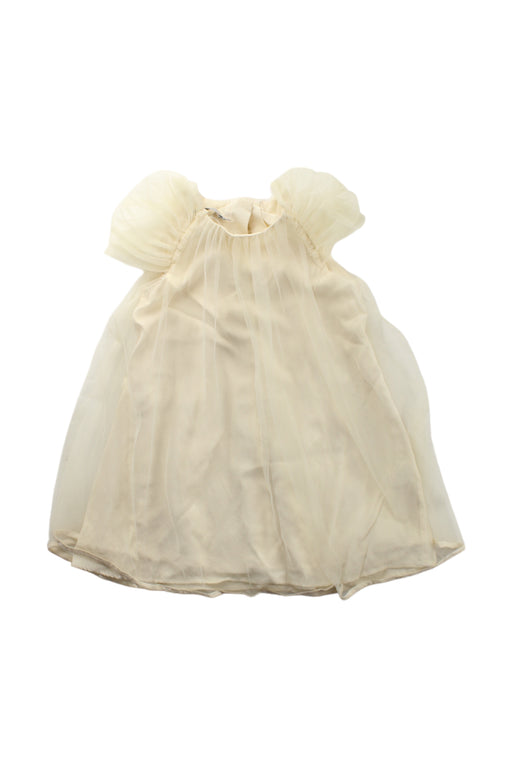 A White Short Sleeve Dresses from Dior in size 12-18M for girl. (Front View)