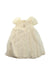 A White Short Sleeve Dresses from Dior in size 12-18M for girl. (Back View)