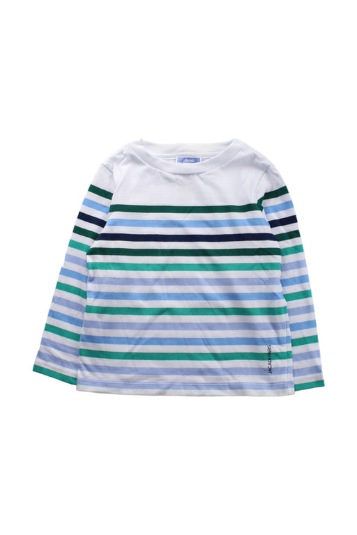 A White Long Sleeve T Shirts from Jacadi in size 4T for boy. (Front View)