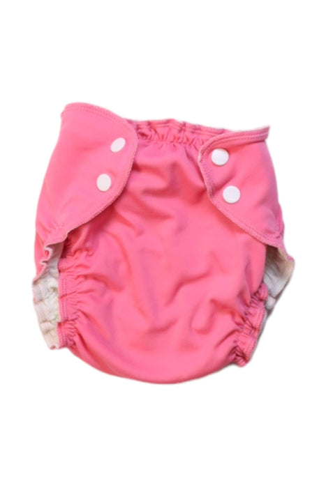 A Pink Swim Diapers from Apple Cheeks in size O/S for girl. (Front View)