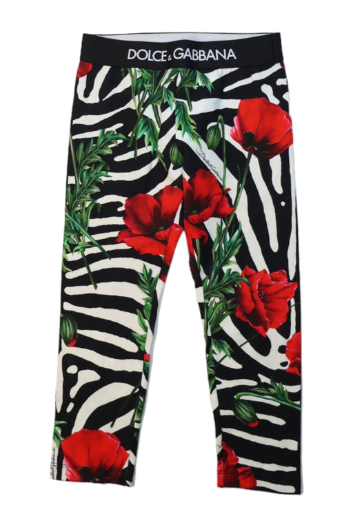 A Multicolour Leggings from Dolce & Gabbana in size 4T for girl. (Front View)