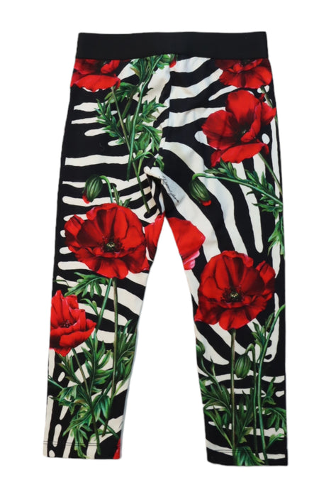 A Multicolour Leggings from Dolce & Gabbana in size 4T for girl. (Back View)