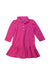 A Pink Long Sleeve Dresses from Ralph Lauren in size 6-12M for girl. (Front View)