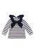 A Navy Long Sleeve Tops from Nicholas & Bears in size 6-12M for girl. (Front View)
