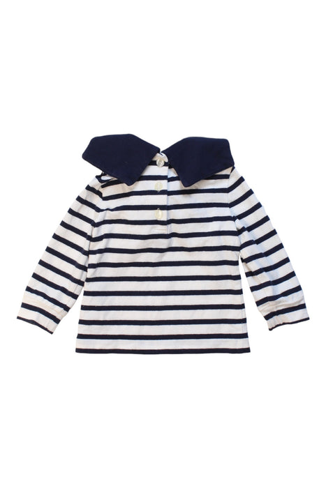 A Navy Long Sleeve Tops from Nicholas & Bears in size 6-12M for girl. (Back View)