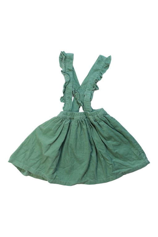 A Green Overall Dresses from Boden in size 2T for girl. (Front View)