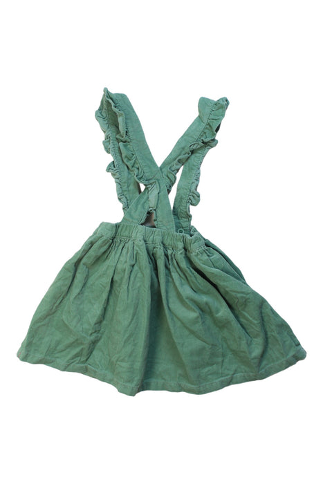 A Green Overall Dresses from Boden in size 2T for girl. (Back View)